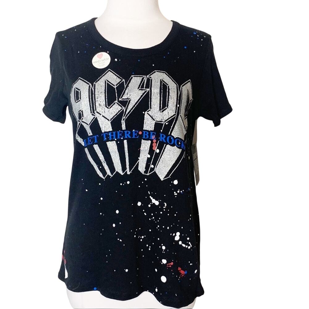 NWT Chaser AC/DC let there be rock graphic tee